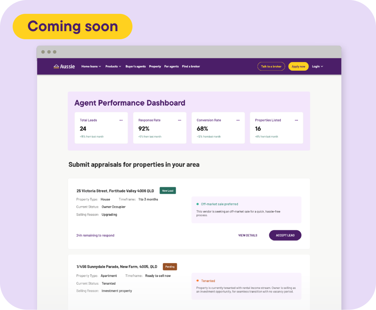 Illustration showing vendor leads